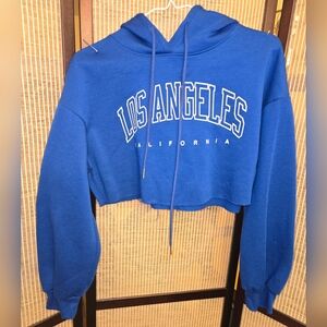 SHEIN Blue L.A. Hoodie
